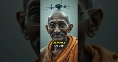 Imaginez Gandhi avec une antenne 10G ! 📱 #Gandhi #Technologie #Innovation #Histoire