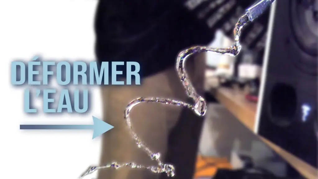 Incroyable expérience, déformer l’eau ! #shorts