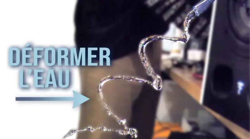 Incroyable expérience, déformer l’eau ! #shorts