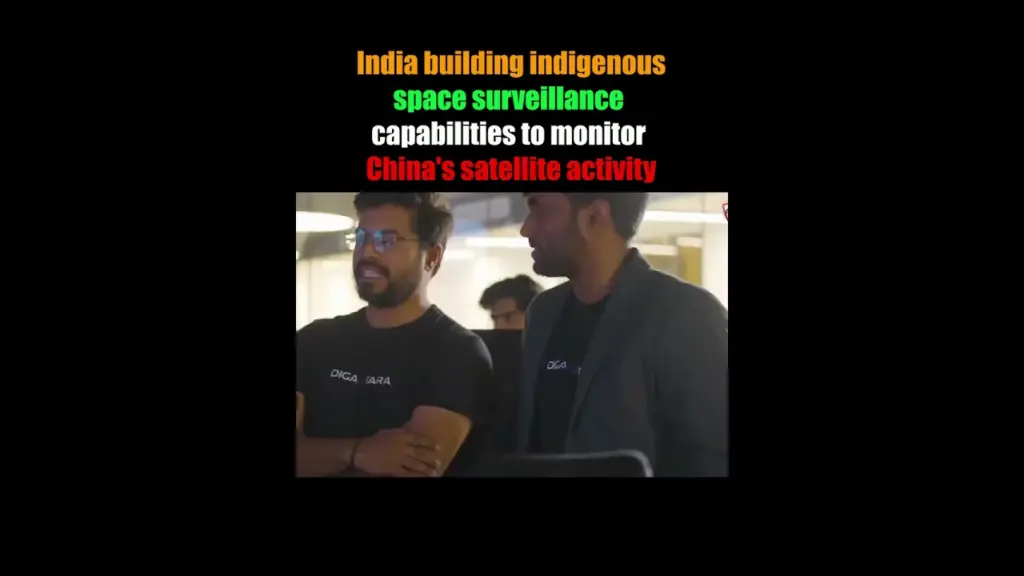 India Boosts Space Surveillance to Track China’s Satellites #shorts