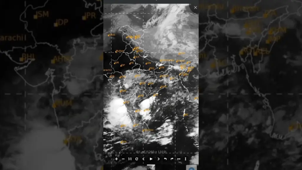 Indian Weather Satellite Image Today 20-05-2025 #shorts #weather #satelliteimage