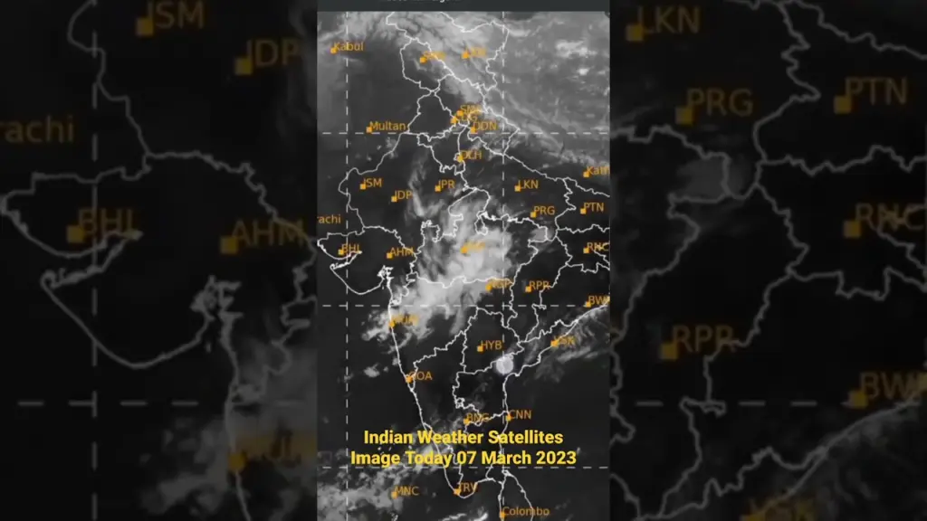 Indian Weather Satellites Image Today 07 March 2023 #shorts #news #indianweather