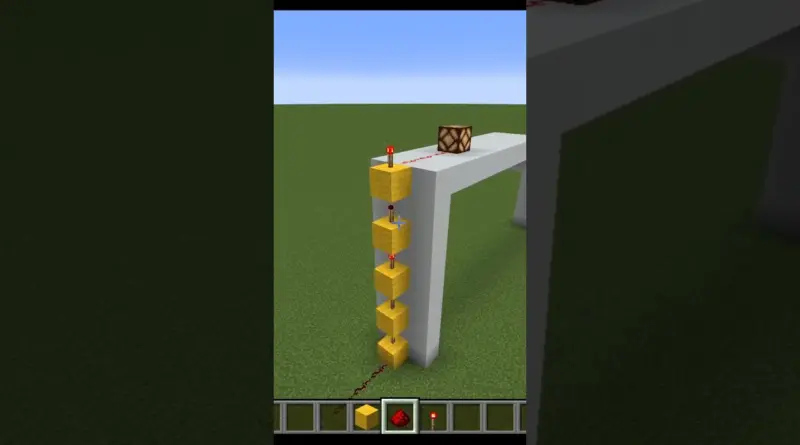 JE te MONTRE Comment créer un COURANT Redstone VERTICAL compact dans Minecraft 🚀 #minecraft