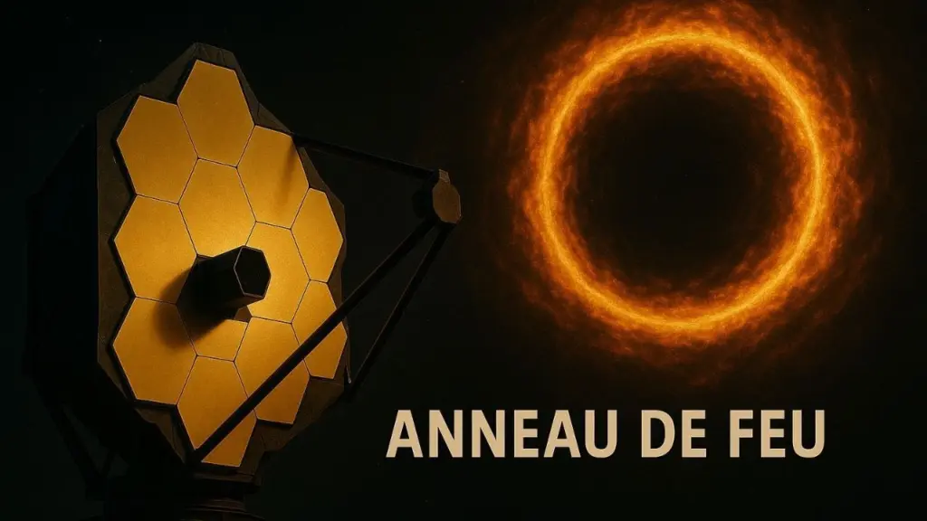JWST Révèle l’Anneau de Feu Cosmique : Galaxies Ancestrales et Mystères en Cercle Parfait