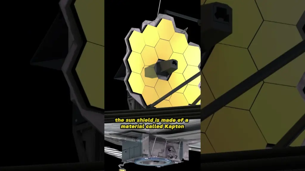 James Webb Space Telescope Heat Shield #nasa #shorts #space #extraterrestrial