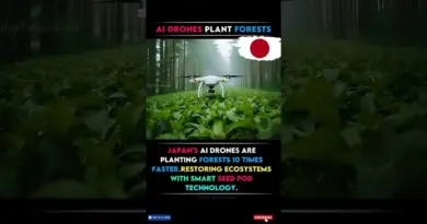 Japan’s Revolutionary AI Drones: Forest Restoration 10X Faster! #news #ai  #technology #shorts