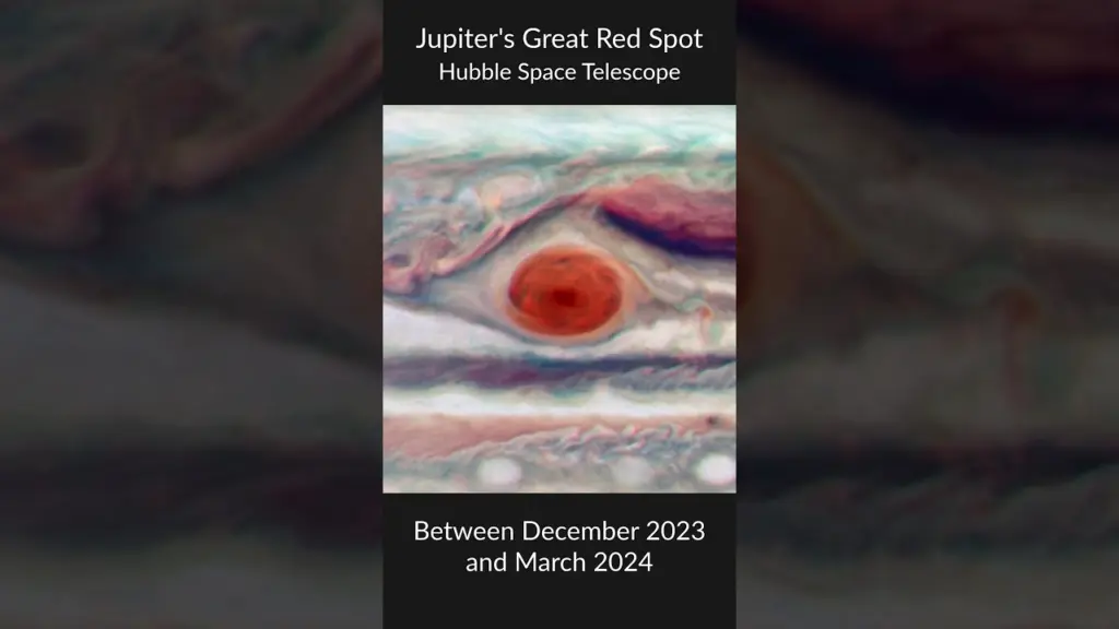 Jupiter Great Red Spot – Hubble Space Telescope