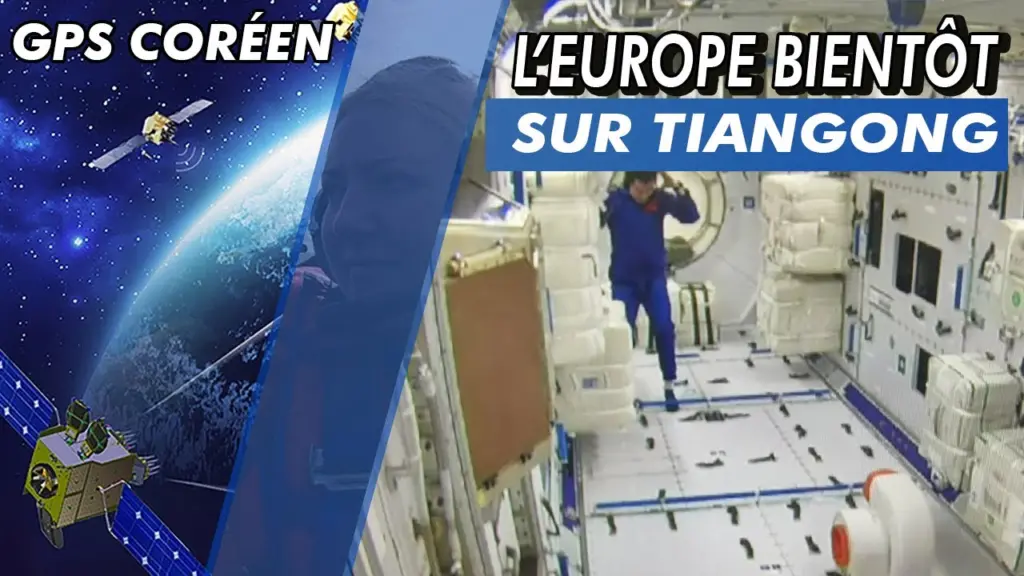 L’EUROPE sur la STATION SPATIALE CHINOISE, WENTIAN AMARRÉ, Report LUNA-25,GPS CORÉE | Math en Asie