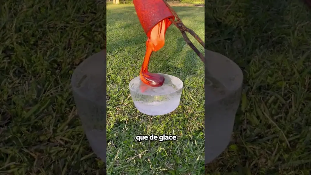 L’Expérience De La Lave Et De Glace, Qui Va Gagner ?