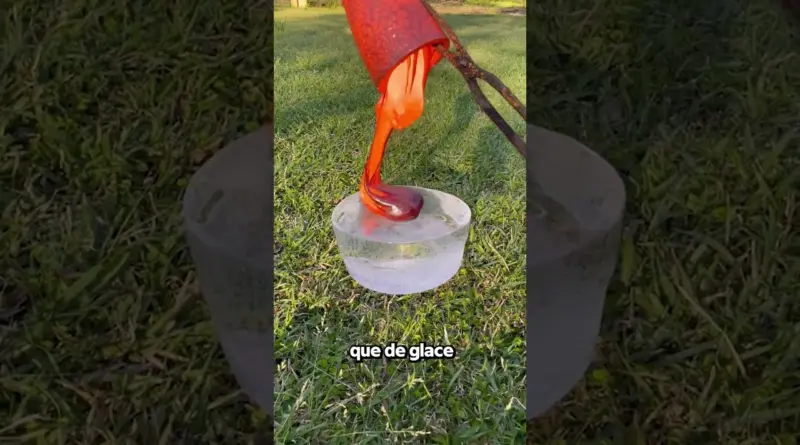 L’Expérience De La Lave Et De Glace, Qui Va Gagner ?