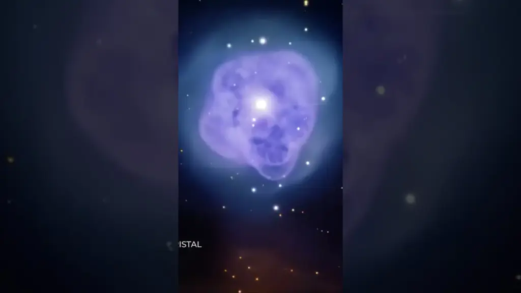 La nébuleuse de la boule de Crystal #astronomie #espace