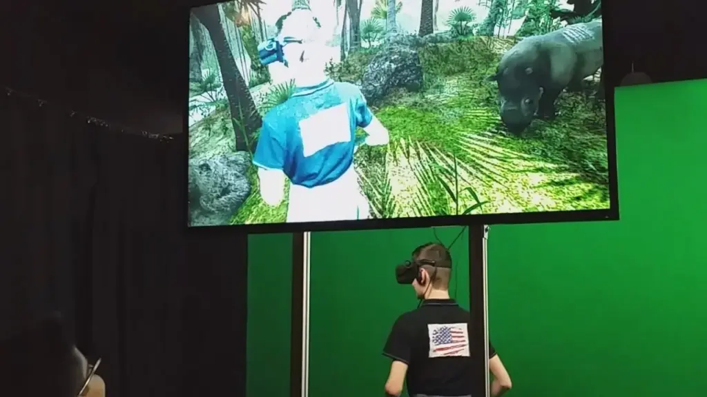 La rencontre – Animation en réalité mixte pour le parc Paléopolis
