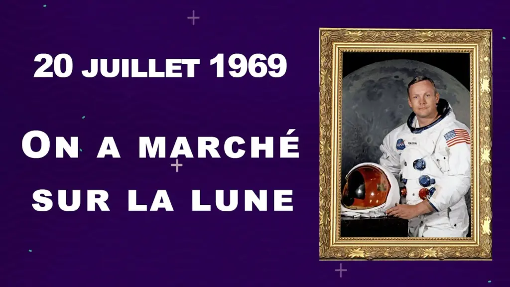 Le 20 juillet 1969, on a marché sur la Lune 🌚