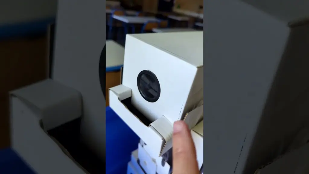 🌲 Le STÉNOPÉ avec une lentille convergente ! #experiment #physique #science #education
