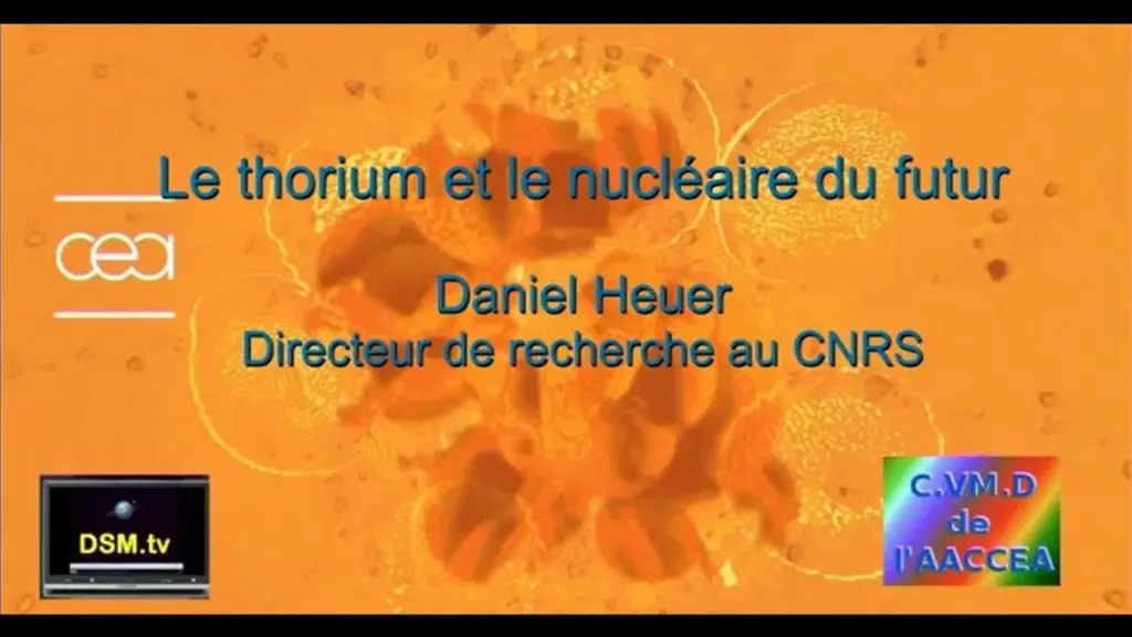 Le Thorium et Le nucléaire du futur – Daniel HEUER – Sels fondus – CEA DSM