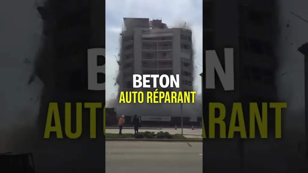 Le beton AUTO RÉPARANT Nouvelle technologie