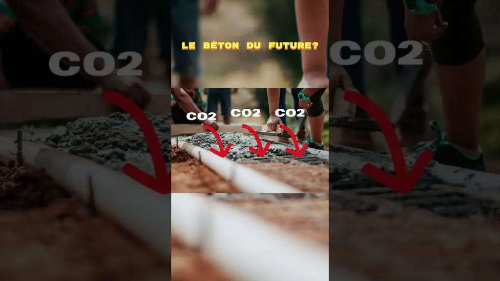 Le béton du future ? béton absorbeur de CO2