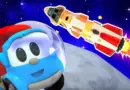 Léo le camion en français. Une fusée pour aller sur la Lune 🚀 Dessin animé pour bébé