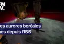 Les images des aurores boréales vues depuis la Station spatiale internationale