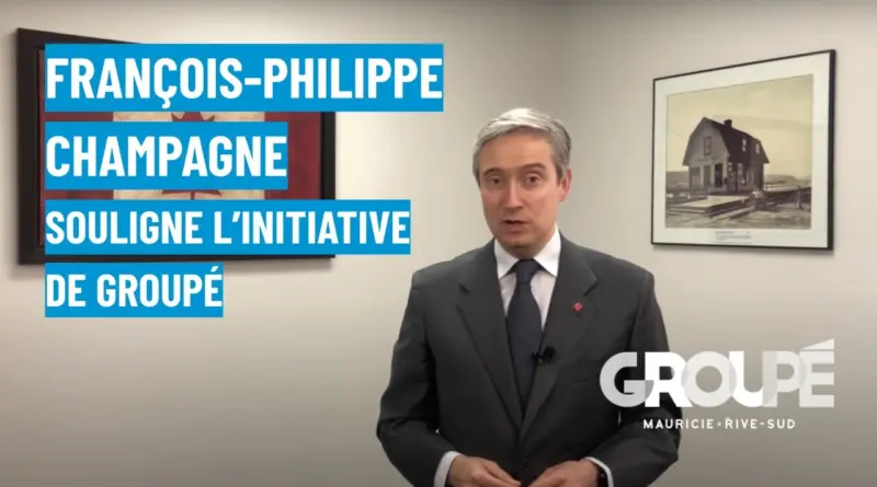 L’honorable François-Philippe Champagne souligne l’initiative de GROUPÉ (TECH VERTES)