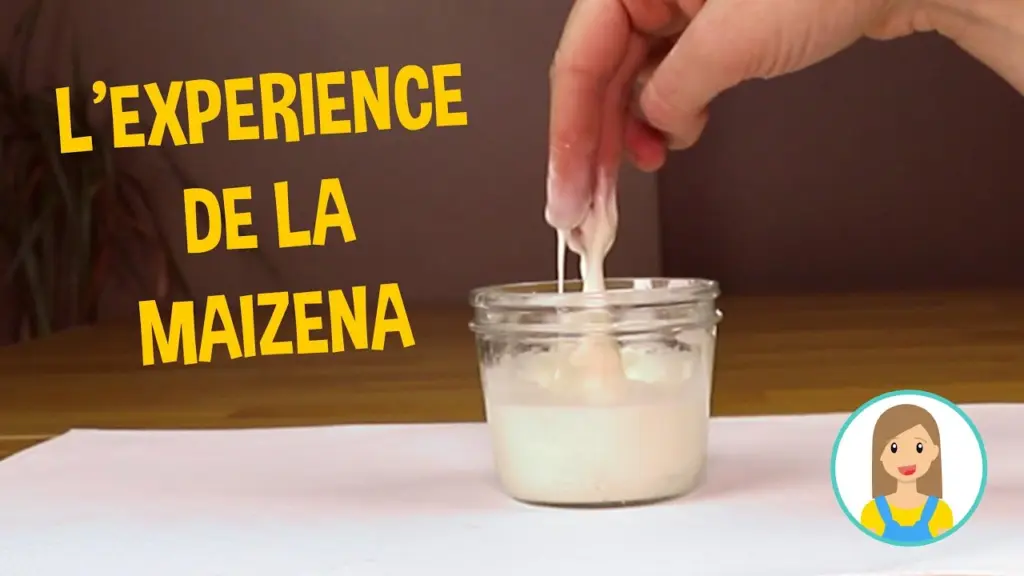 Maizena eau experience scientifique amusante ! Le fluide non newtonien à découvrir !