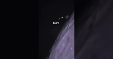 Mars and moon occultation. #astrophotography #mars #moon #occultation