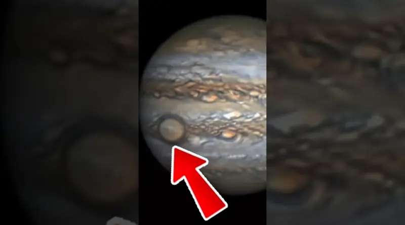 Massive asteroid impact on Jupiter? #shorts #space #telescope #jupiter ￼