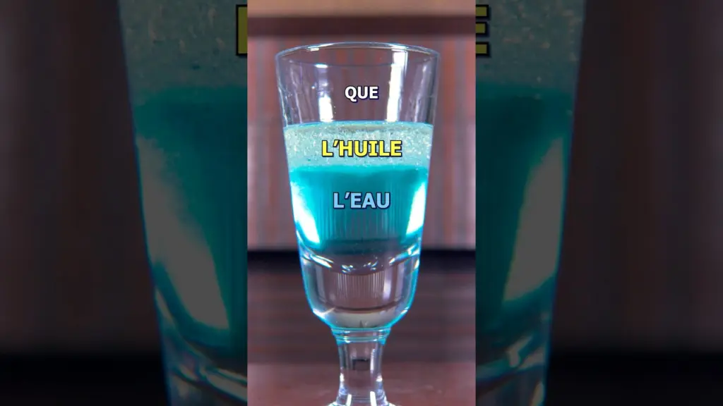 Mélanger L’HUILE et l’EAU ! #science #apprendre #education #scienceexperiment #experience #eau