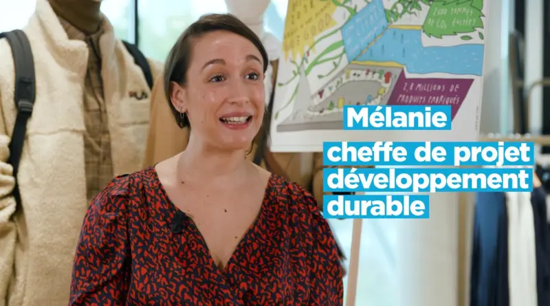 Mélanie, cheffe de projet développement durable