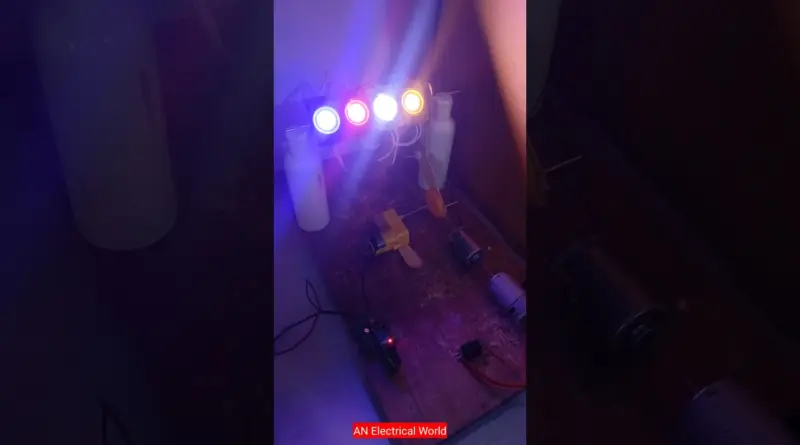 Mini Sharpy Light | Sharpy Light Project #tech #dcmotor #youtubeshorts