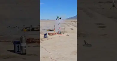 Model Rocket becomes a tiki torch!