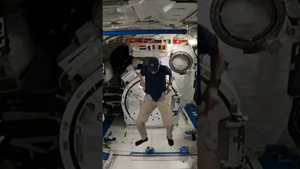 NASA astronaut’s space stunt