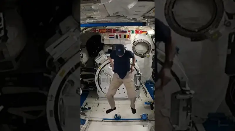 NASA astronaut’s space stunt