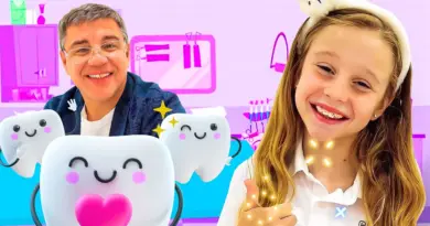 Nastya apprend à quel point il est important pour les enfants d’utiliser un appareil dentaire