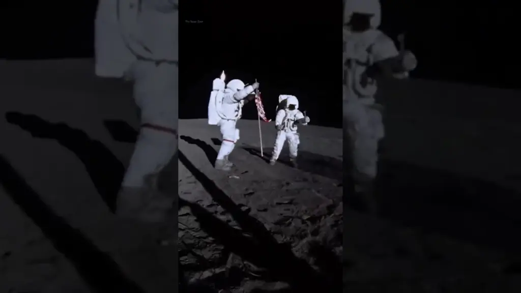 Neil Armstrong’s Moon landing video  😍🔥 #shorts #short #viral #viralvideo #thespacezone