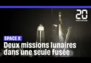 Objectif Lune : Une seule fusée SpaceX pour deux missions lunaires