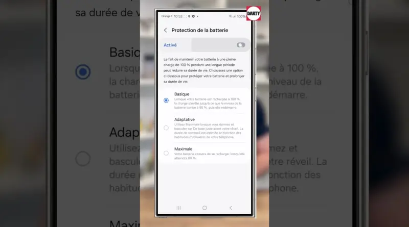 Optimiser la Batterie du Samsung S24