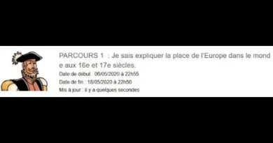 PARCOURS 1  : Les Grandes découvertes