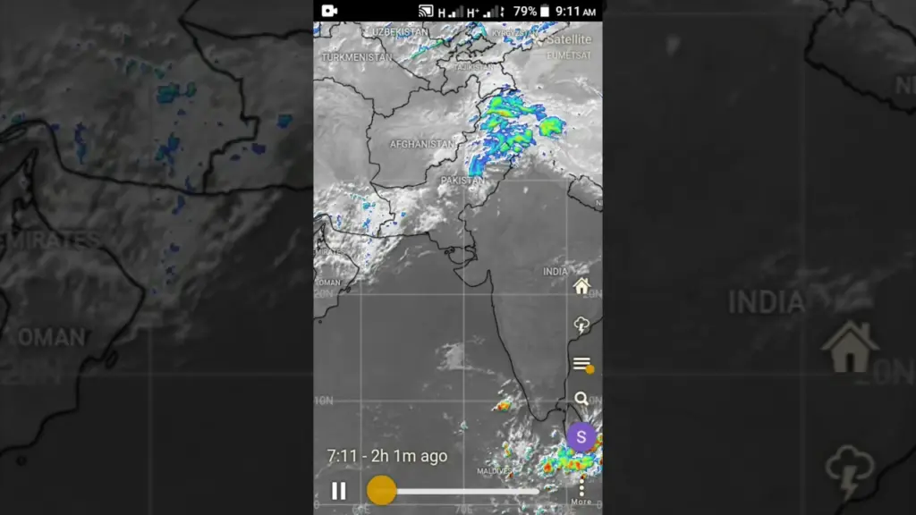 Pakistan weather upload satellite  March 2, 2023