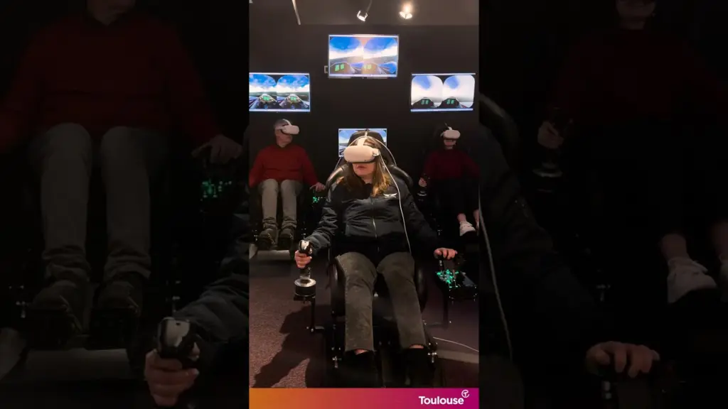 Pilotez en réalité virtuelle à Aeroscopia à Toulouse