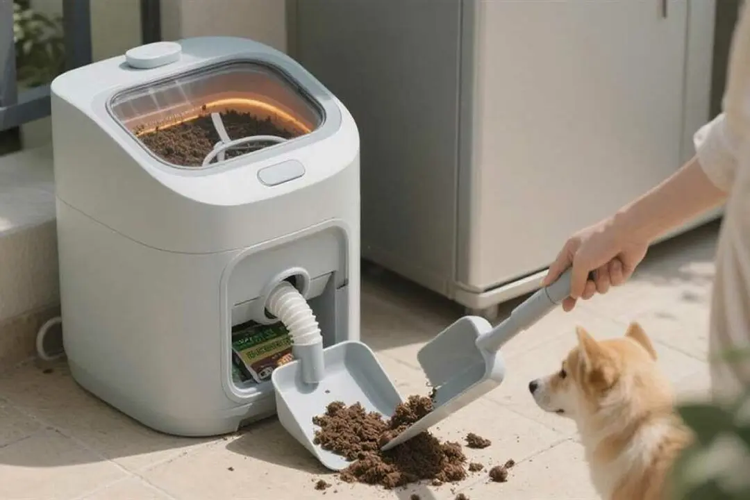 Poop Dash Pro, un composteur qui transforme les crottes de chien et de chat en engrais