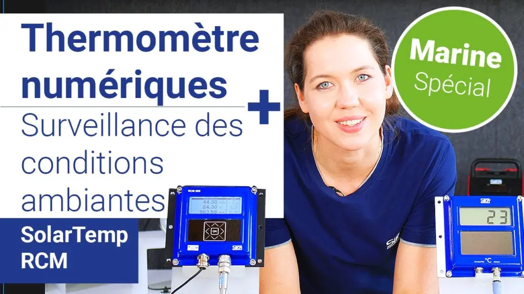 Précision en mer: Thermomètre numérique & surveillance SIKA