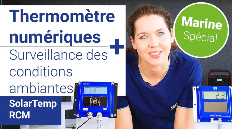 Précision en mer: Thermomètre numérique & surveillance SIKA