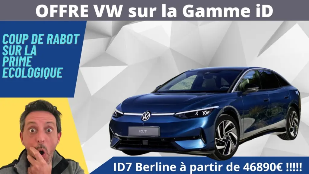 Prime écologique 2025 les voitures électriques bradés en cette fin d’année ? promos VW !!!!