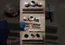 Primitive Tech: Eco-Friendly Multiple Wood Stove Build with Clay, Bricks & Paint Bucket 🌍🔥#viral