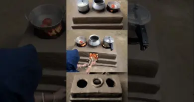 Primitive Tech: Eco-Friendly Multiple Wood Stove Build with Clay, Bricks & Paint Bucket 🌍🔥#viral