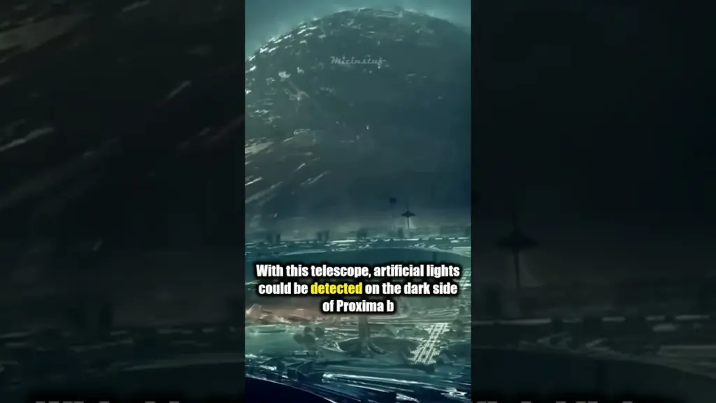 Proxima B City Lights Detected by the James Webb Space Telescope!
