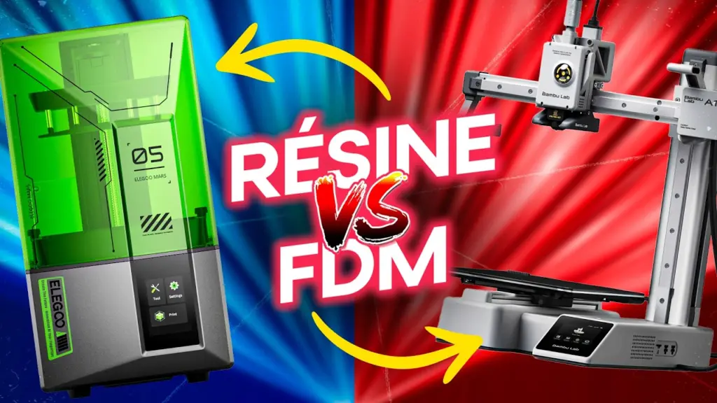 Quelle est la MEILLEURE technologie d’IMPRESSION 3D ? FDM vs SLA