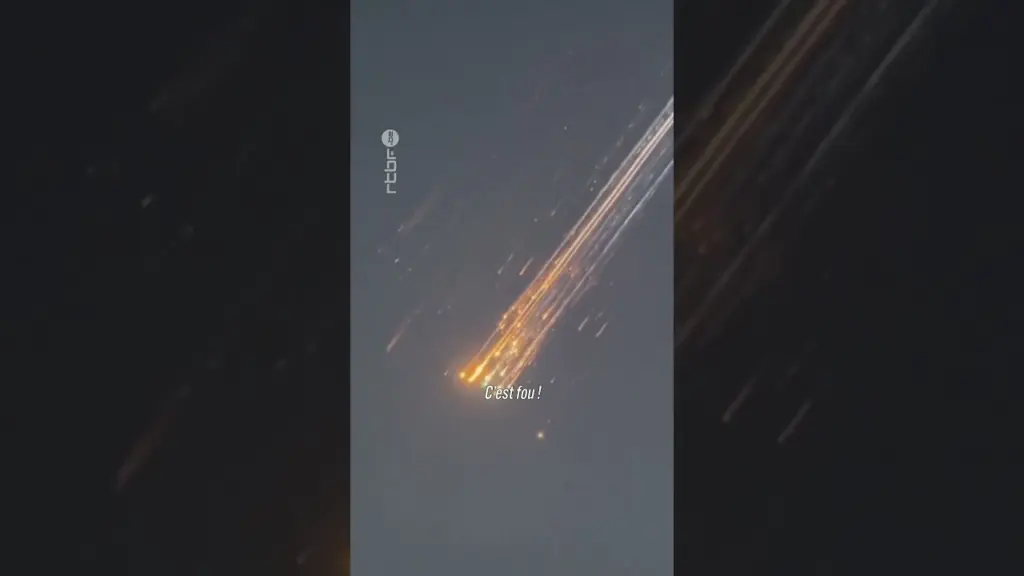 Sciences : le ciel illuminé par des débris d’une fusée SpaceX #rtbf #reels