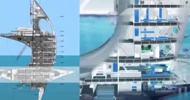 SeaOrbiter, un vaisseau océanographique futuriste